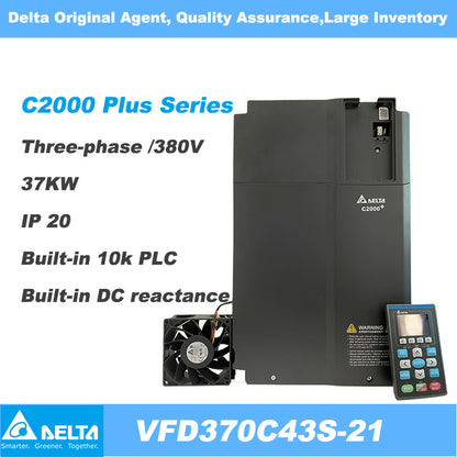 Delta VFD370C43S-21 380 V~480 V/3P, 37 kW, 50 PS 