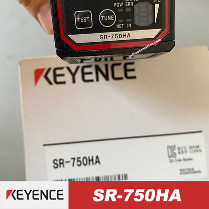 KEYENCE SR-750HA autofocus 1D and 2D barcode scanner code reader